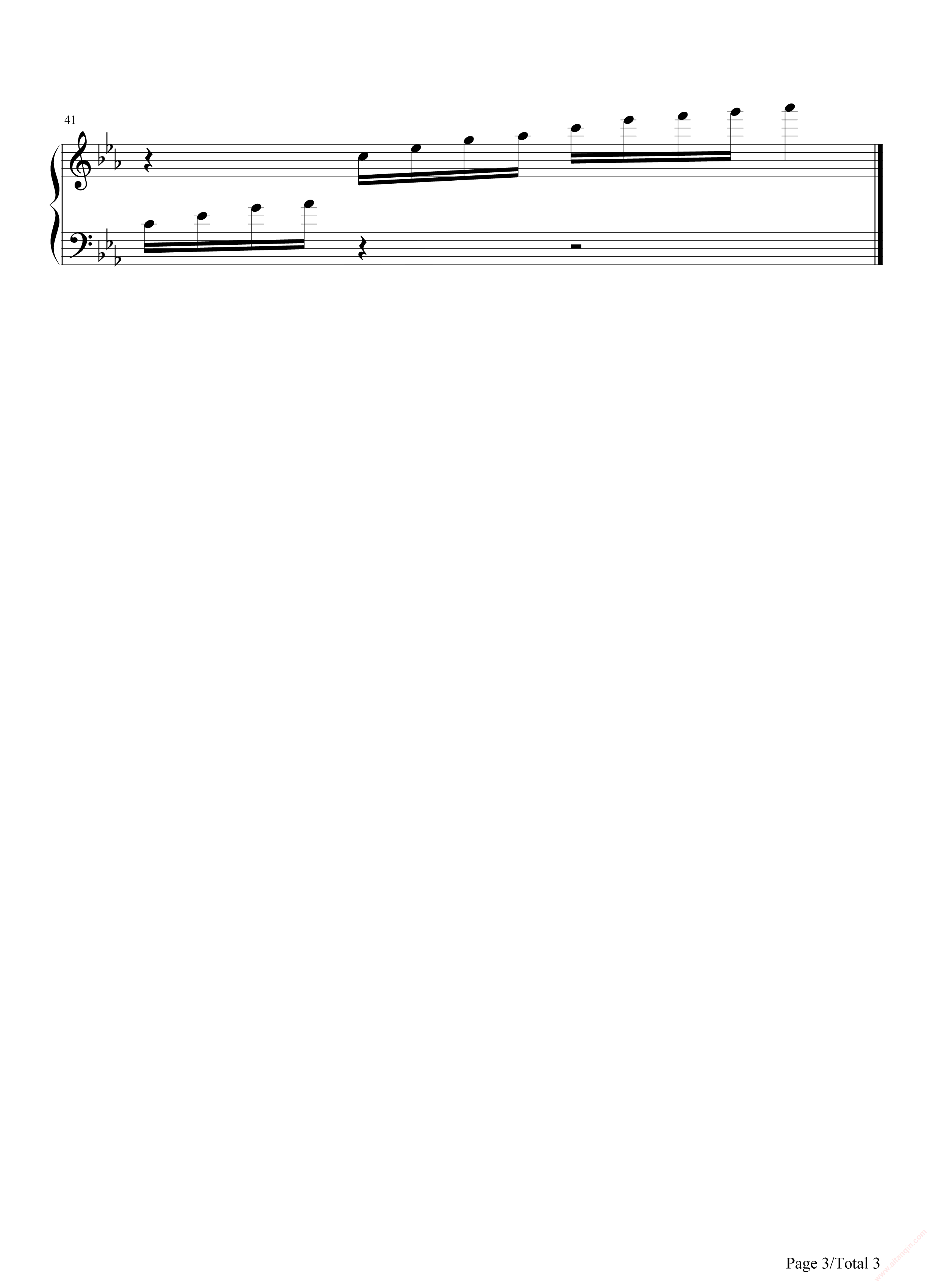不完美女孩-不完美也是一种美双手简谱预览2-钢琴谱文件（五线谱、双手简谱、数字谱、Midi、PDF）免费下载