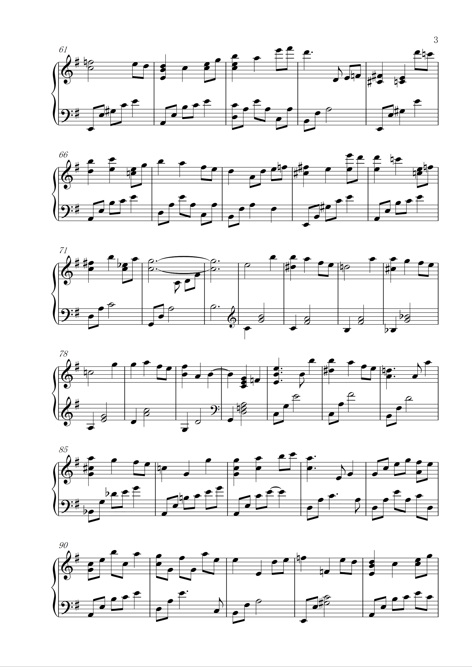 巴赫 - 恰空2 - 钢琴谱 - 环球钢琴网