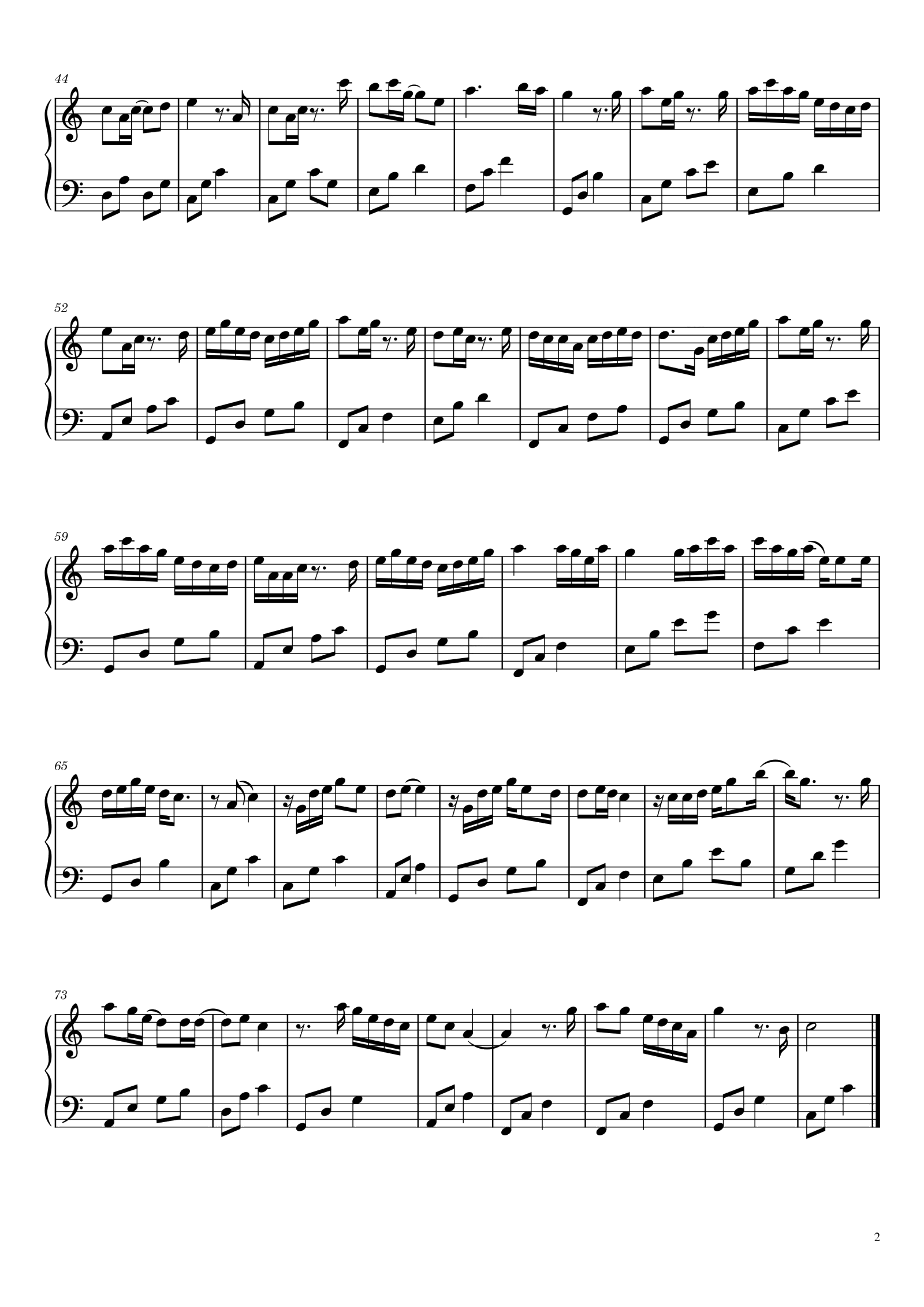 苏州河钢琴谱完整版-薛凯琪-c调-虫虫钢琴
