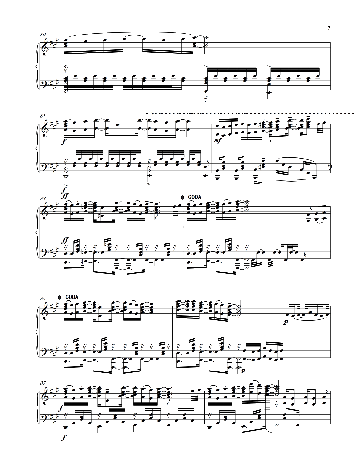 Hikaru Nara – Animenz Sheet music for Piano (Solo)